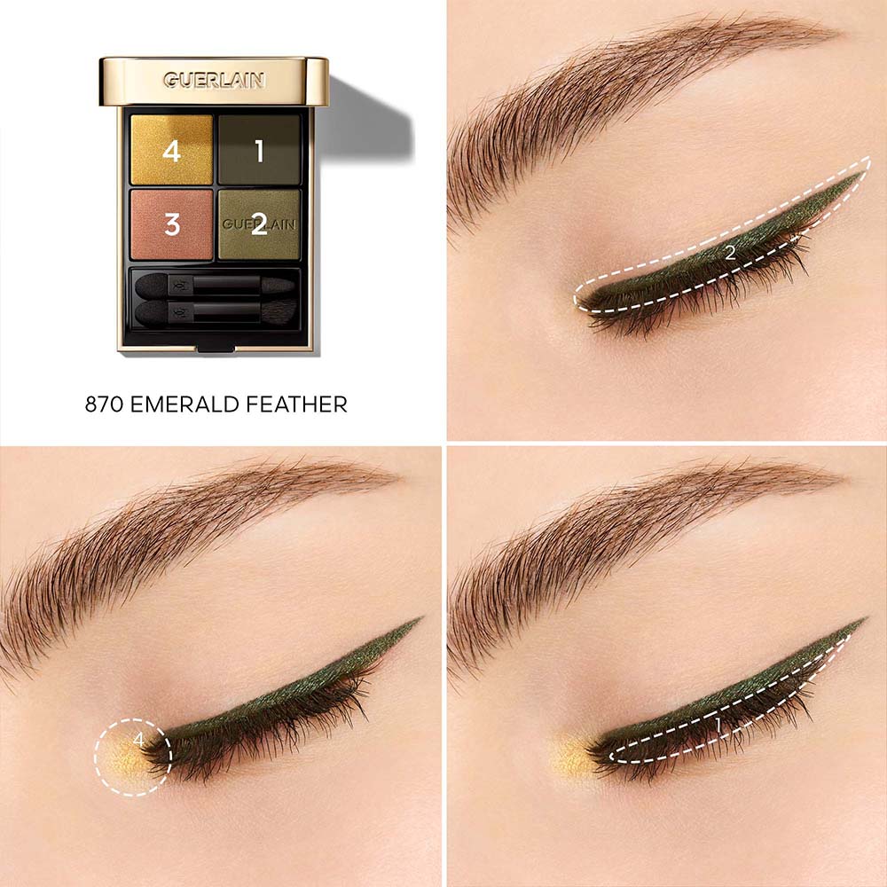 OMBRES G SOMBRAS DE OJOS EN 4 TONOS (PALETA DE SOMBRAS PARA OJOS)